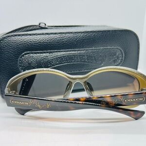 Coach Tortoiseshell and Oval Sunglasses